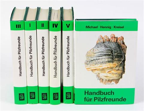 6 Bände Handbuch für Pilzfreunde