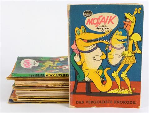 34 Mosaik-Hefte und Buch 1964/84