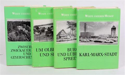 4 Heimatbücher Sachsen 1979/85