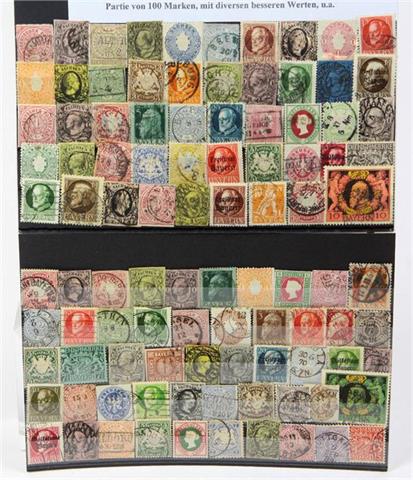 Briefmarken Altdeutschland ab 1849