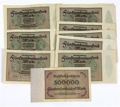 10 Reichsbanknoten 1923