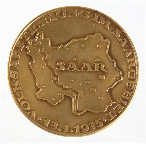Medaille zur Volksabstimmung 1935