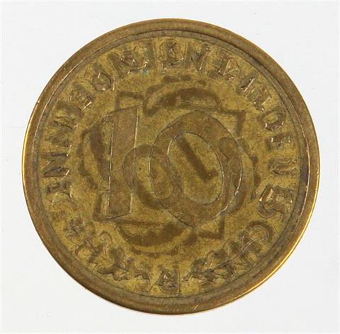 Fehlprägung 10 Pfennig 1940