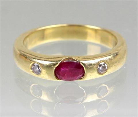 Rubin Brillant Ring - GG 585