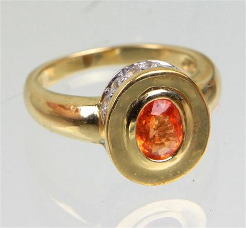 Oranger Saphir Ring - GG 375