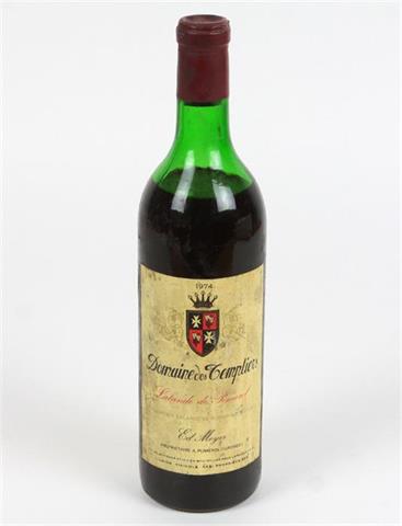 Flasche Rotwein 1974