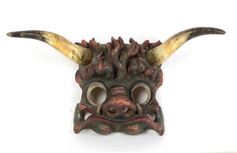 geschnitzte Maske um 1900