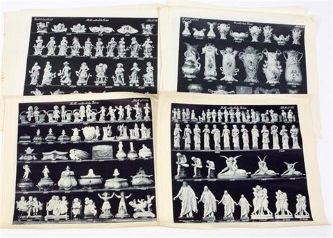 Musterblätter Porzellan um 1900