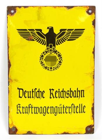 Emailleschild Deutsche Reichsbahn