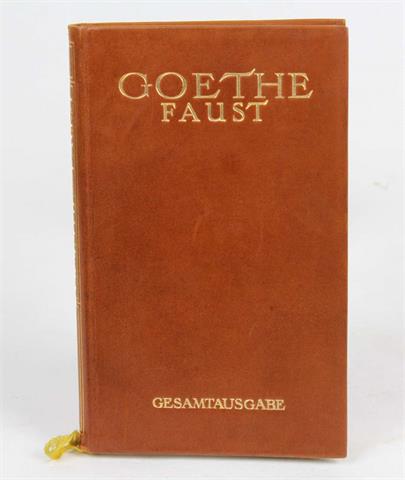 Goethe. Faust. Leder-Ausgabe