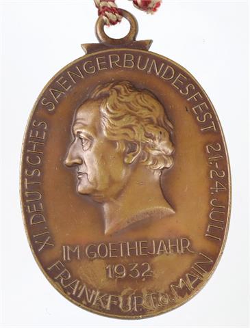 Medaille Deutscher Sängerbund 1932