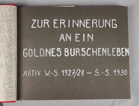 Album Burschenherrrlichkeit 1927/30