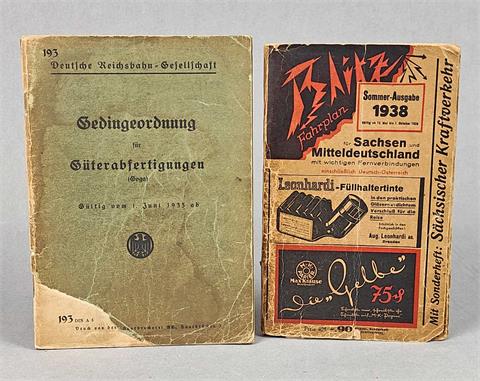 3 Bücher Deutsche Reichsbahn 1935/38