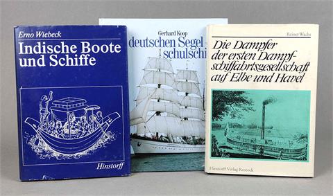 3 Bücher Boote und Schiffe