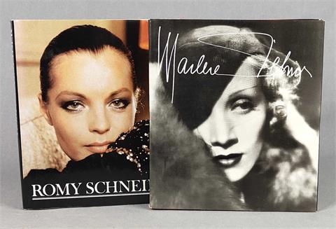 Romy Schneider und Marlene Dietrich