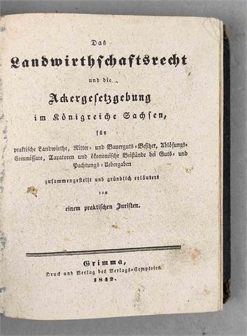 Das Landwirthschaftsrecht Grimma 1842
