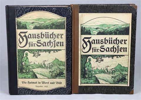 2 Hausbücher für Sachsen 1921/22