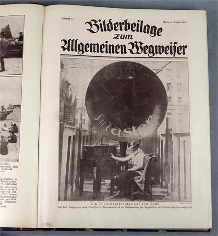 Bilderbeilage zum Allgemeinen Wegweiser 1924