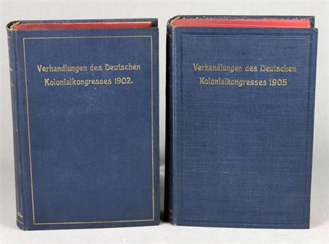 2 Bände Deutscher Kolonialkongress 1920/05