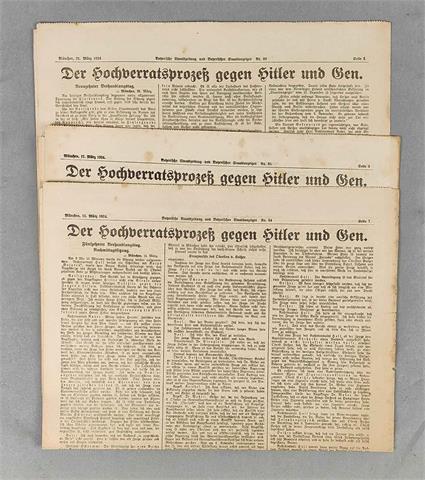 6x Bayerische Staatszeitung und -anzeiger 1924