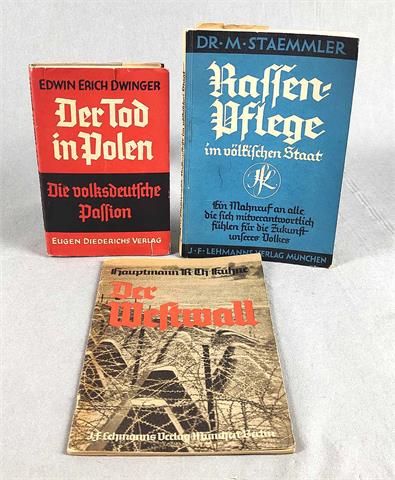 3 Militaria Bücher 1933/40