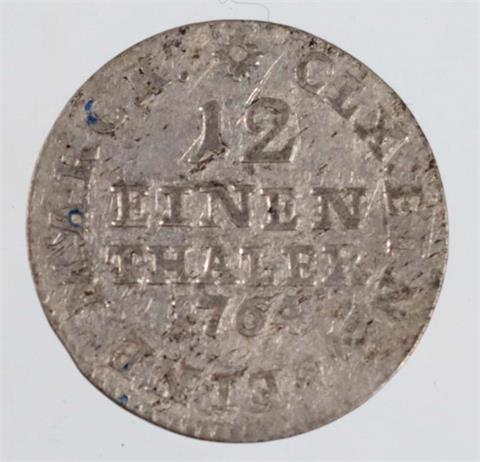 2 Groschen Sachsen 1764